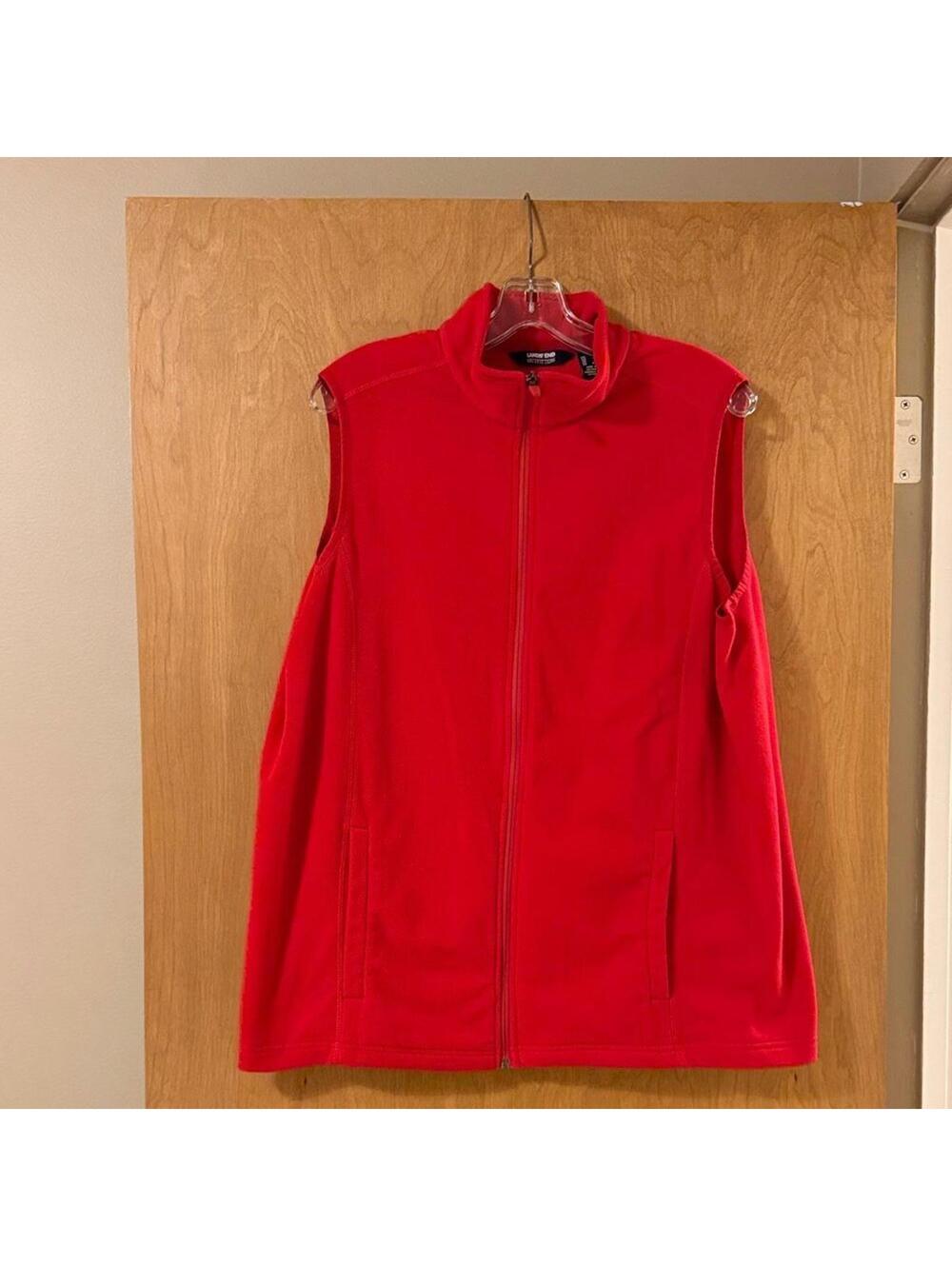 Lands' End‎ Vibrant Red Women's Vest